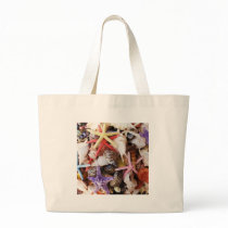 Close Up Sea Shell ans Starfish Photos Tote Bag