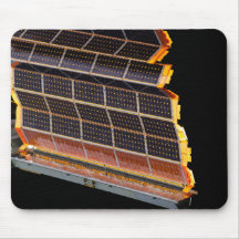 Close-up view of the solar arrays mousepad