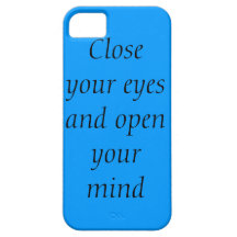 Close your eyes and open your mind iPhone 5 Case-Mate hoesjes