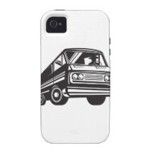Closed Delivery Van Retro Case-Mate iPhone 4 Covers