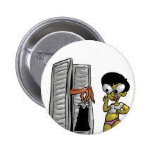 Closet Monster Fashion Guru Button