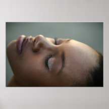 Closeup Face Poster