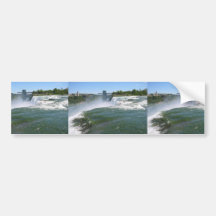 Closeup Of The American Side Of Niagra Falls Bumper Stickers