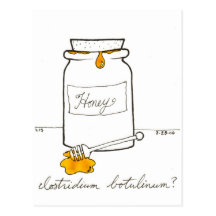 Clostridium Botulinum postcard