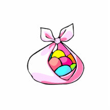 cloth with easter eggs.png photo cut out