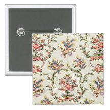 Cloth woven for Queen Marie Antoinette at the Pala Pinback Buttons