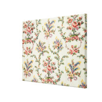 Cloth woven for Queen Marie Antoinette at the Pala canvas prints