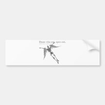 Clothing for teenagers and adults with Latin quote Bumper Stickers