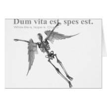 Clothing for teenagers and adults with Latin quote Cards