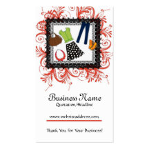 Clothing Framed Design Business Cards