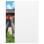Clothing Hanging on Line Closeup Custom Letterhead