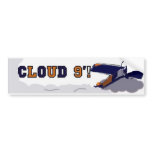 Cloud 9 Airplane Sticker bumper stickers