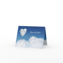 Cloud 9 - "Save the date" card