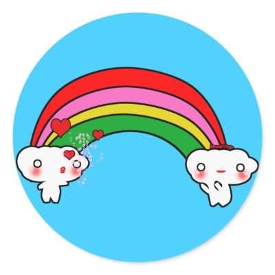 Cloud in Love... Stickers by kawaii