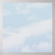 Cloud mural poster customizable 52x52