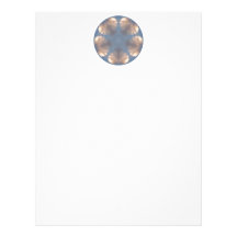 Cloud Photography Displayed in Kaleidoscope Letterhead Design