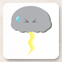 Cloud Poop Beverage Coaster