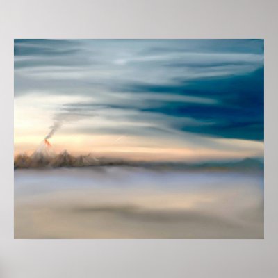 Cloud Scape Light Print by despking