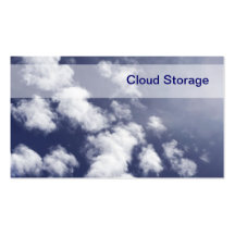 Cloud Storage Business Cards