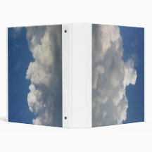 Clouds 3 Ring Binders