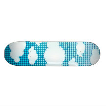 Clouds abstract background, skate skateboard