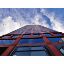 Clouds And Building Cut Out