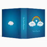Clouds And Rainbow Love binder