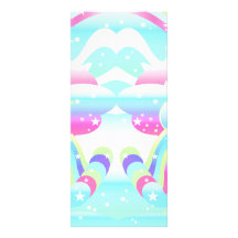 clouds and rainbow sky II Customized Rack Card