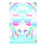 clouds and rainbow sky II stationery