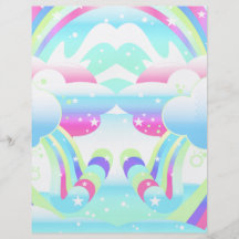 clouds and rainbow sky II Flyers