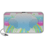 clouds and rainbows sky funky abstract pastel speaker