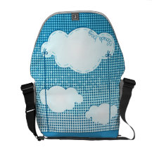 Clouds bag courier bag
