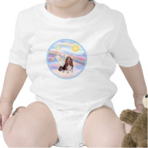 Clouds - Basset Hound Angel Bodysuit