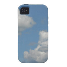 Clouds in Blue Sky iPhone 4 Case