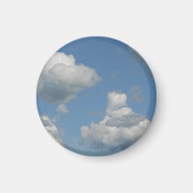 Clouds in Blue Sky Magnet