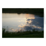 Clouds in Pond Card