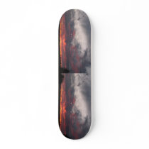 Clouds In The Evening Skate Board Decks