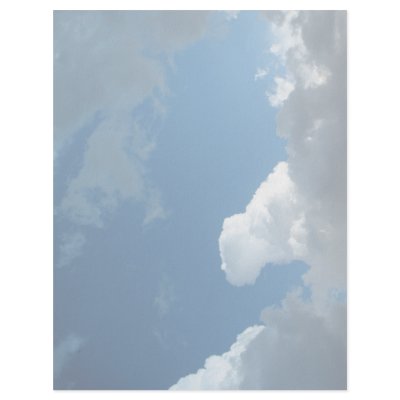 Clouds Letterhead by DonnaGrayson_Photos