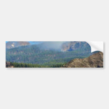 Clouds Mountains And Forests Bumper Sticker