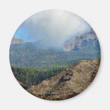 Clouds Mountains And Forests Fridge Magnets
