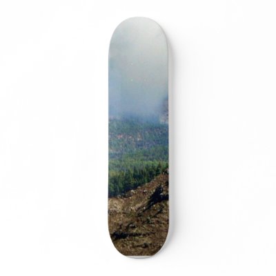 Clouds Mountains And Forests Skate Decks by lifesphere