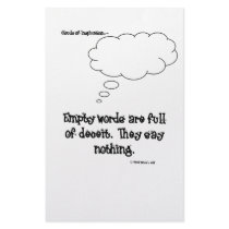 clouds of inspiration empty words are full of dece