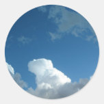 clouds round stickers