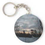 Cloudy February Dawn Keychain