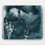 Cloudy Landscape Blue Green