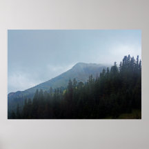 Cloudy Mountain Pass poster