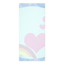 Cloudy Rainbow Customized Rack Card