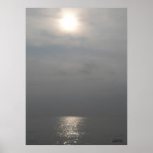 Cloudy Reflection Poster