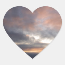 Cloudy Sunset Stickers