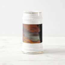 Cloudy waves coffee mug